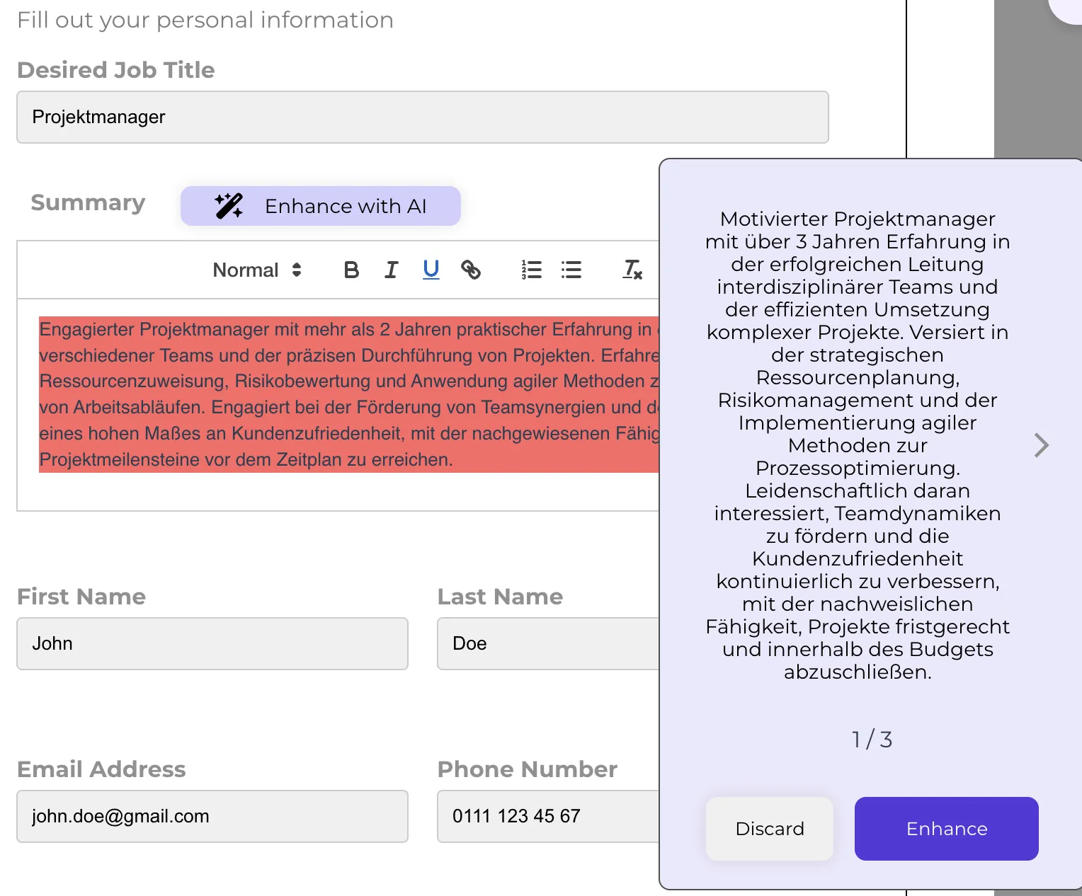 Person thinking about resume feedback